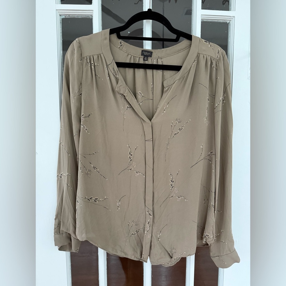 t. babaton silk blouse